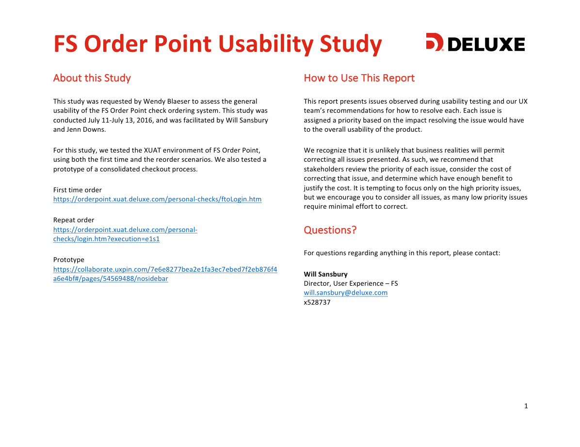 Usability Evaluation Report